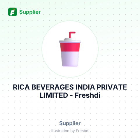 RICA BEVERAGES INDIA PRIVATE LIMITED – summary card, no photo uploaded yet