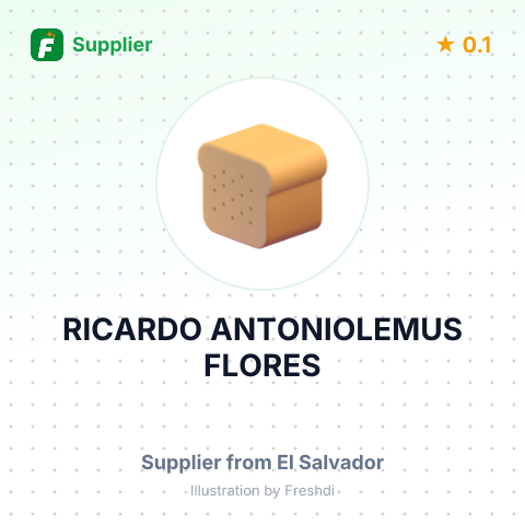 RICARDO ANTONIOLEMUS FLORES – summary card, no photo uploaded yet