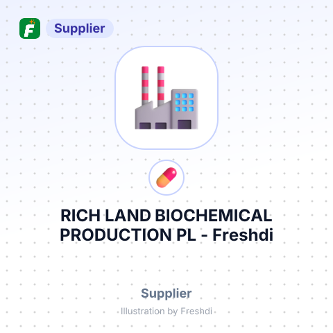 RICH LAND BIOCHEMICAL PRODUCTION PL – summary card, no photo uploaded yet