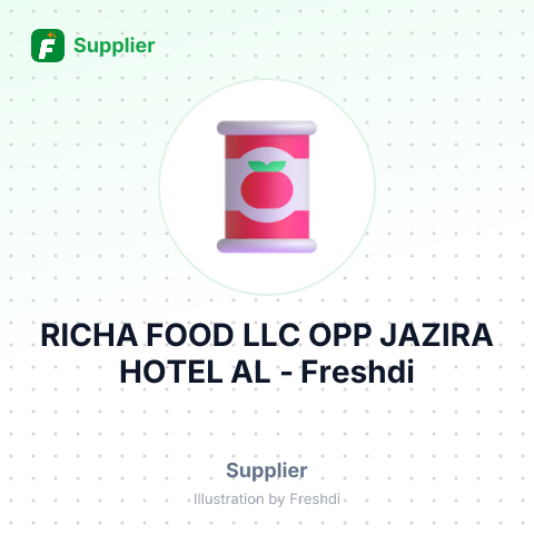 RICHA FOOD LLC OPP JAZIRA HOTEL AL – summary card, no photo uploaded yet