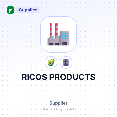 RICOS PRODUCTS – summary card, no photo uploaded yet