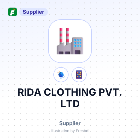 RIDA CLOTHING PVT. LTD – summary card, no photo uploaded yet
