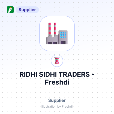RIDHI SIDHI TRADERS – summary card, no photo uploaded yet