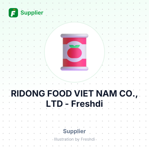 RIDONG FOOD VIET NAM CO., LTD – summary card, no photo uploaded yet