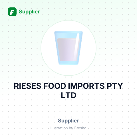 RIESES FOOD IMPORTS PTY LTD – summary card, no photo uploaded yet