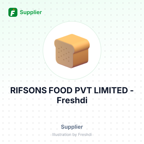 RIFSONS FOOD PVT LIMITED – summary card, no photo uploaded yet
