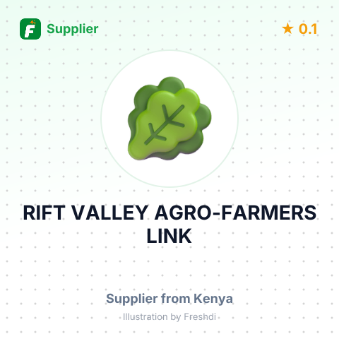 RIFT VALLEY AGRO-FARMERS LINK – summary card, no photo uploaded yet