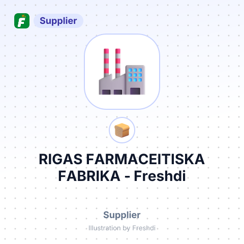 RIGAS FARMACEITISKA FABRIKA – summary card, no photo uploaded yet