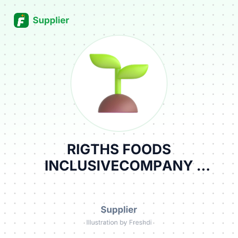 RIGTHS FOODS INCLUSIVECOMPANY CIA.LTDA – summary card, no photo uploaded yet