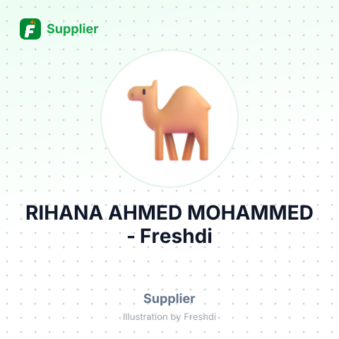 RIHANA AHMED MOHAMMED – summary card, no photo uploaded yet