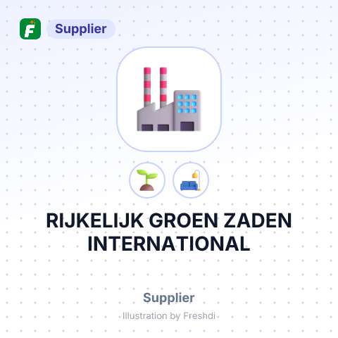 RIJKELIJK GROEN ZADEN INTERNATIONAL – summary card, no photo uploaded yet