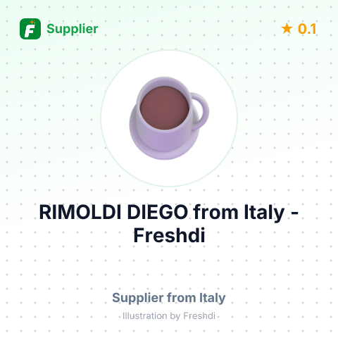 RIMOLDI DIEGO – summary card, no photo uploaded yet