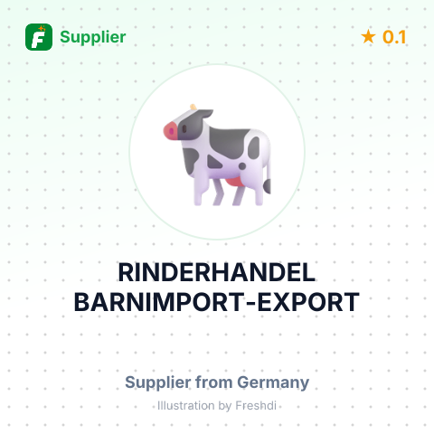 RINDERHANDEL BARNIMPORT-EXPORT – summary card, no photo uploaded yet