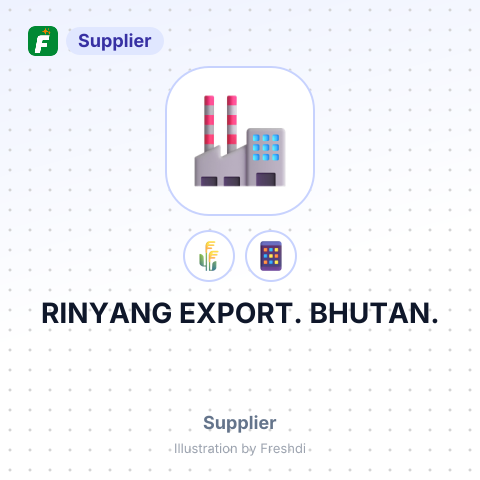 RINYANG EXPORT. BHUTAN. – summary card, no photo uploaded yet