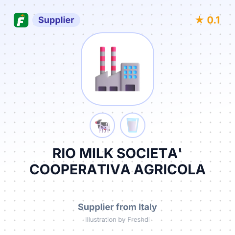 RIO MILK SOCIETA' COOPERATIVA AGRICOLA – summary card, no photo uploaded yet