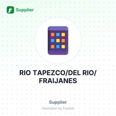 RIO TAPEZCO/DEL RIO/FRAIJANES – summary card, no photo uploaded yet