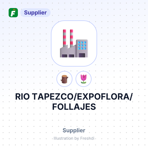 RIO TAPEZCO/EXPOFLORA/FOLLAJES – summary card, no photo uploaded yet