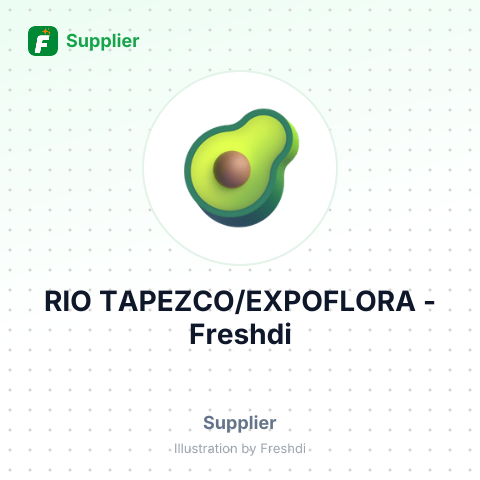 RIO TAPEZCO/EXPOFLORA – summary card, no photo uploaded yet