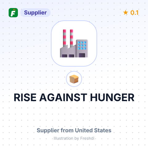 RISE AGAINST HUNGER – summary card, no photo uploaded yet