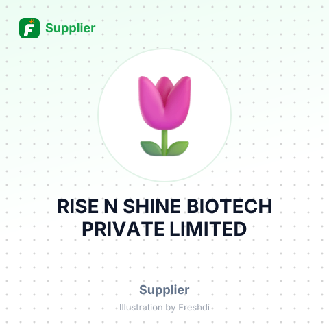 RISE N SHINE BIOTECH PRIVATE LIMITED – summary card, no photo uploaded yet