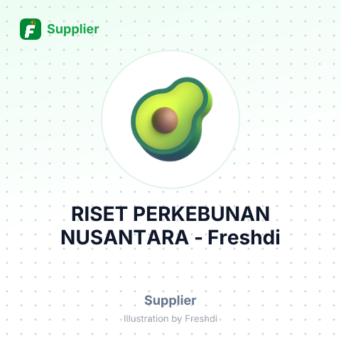 RISET PERKEBUNAN NUSANTARA – summary card, no photo uploaded yet