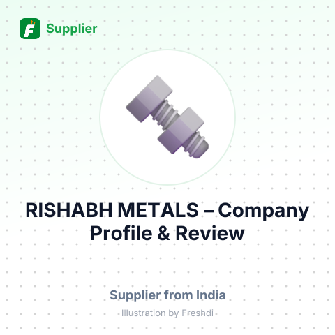 RISHABH METALS – summary card, no photo uploaded yet