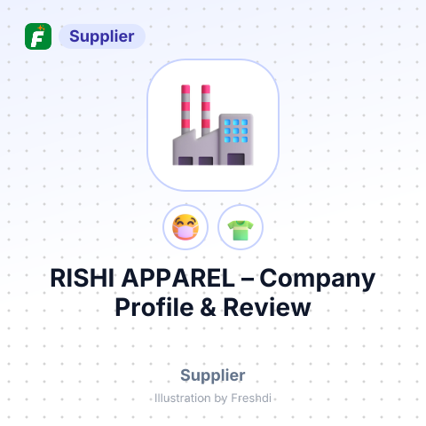 RISHI APPAREL – summary card, no photo uploaded yet
