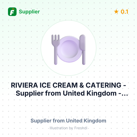 RIVIERA ICE CREAM & CATERING – summary card, no photo uploaded yet