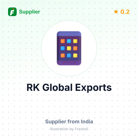 RK Global Exports – summary card, no photo uploaded yet