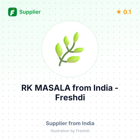 RK MASALA  – summary card, no photo uploaded yet