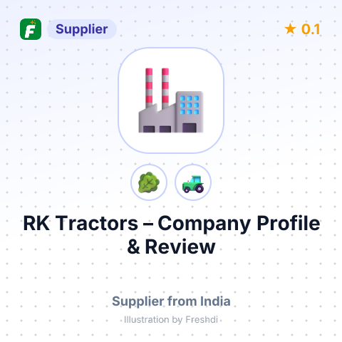 RK Tractors – summary card, no photo uploaded yet
