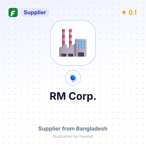 RM Corp.  – summary card, no photo uploaded yet
