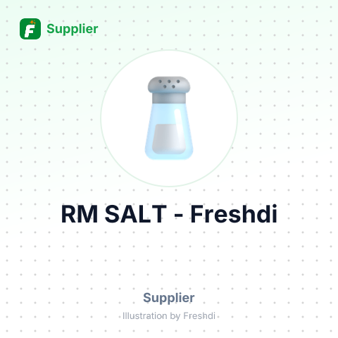RM SALT – summary card, no photo uploaded yet