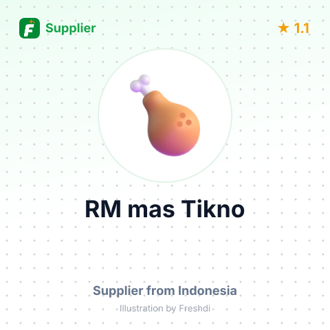 RM mas Tikno – summary card, no photo uploaded yet