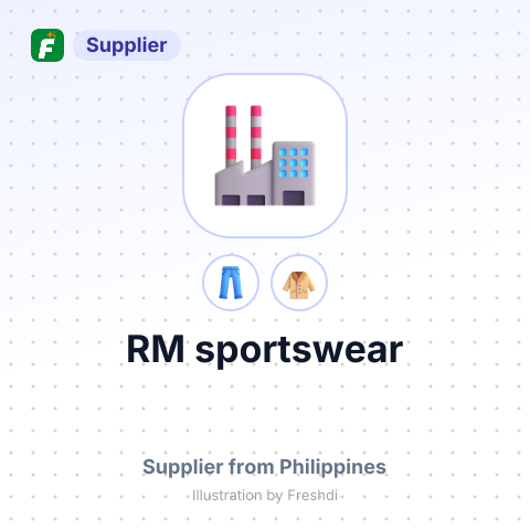 RM sportswear – summary card, no photo uploaded yet