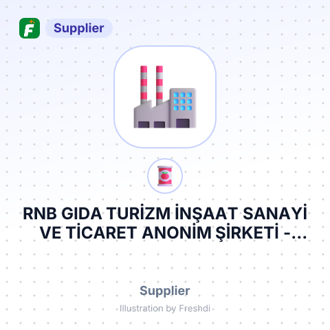 RNB GIDA TURİZM İNŞAAT SANAYİ VE TİCARET ANONİM ŞİRKETİ – summary card, no photo uploaded yet