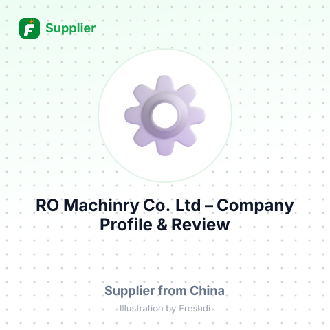 RO Machinry Co.,Ltd – summary card, no photo uploaded yet