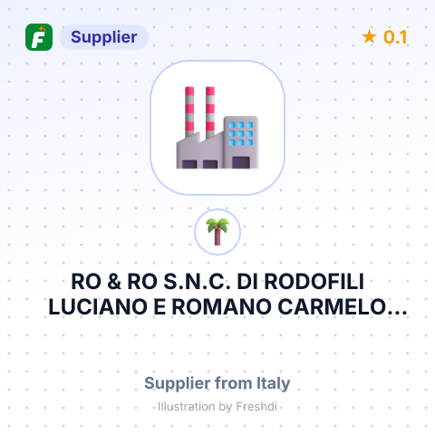 RO & RO S.N.C. DI RODOFILI LUCIANO E ROMANO CARMELO FABIO – summary card, no photo uploaded yet