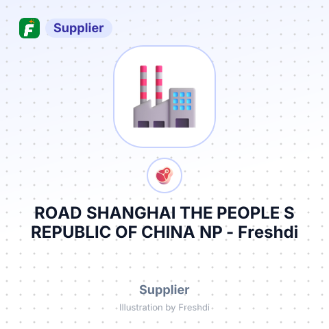 ROAD SHANGHAI THE PEOPLE S REPUBLIC OF CHINA NP – summary card, no photo uploaded yet