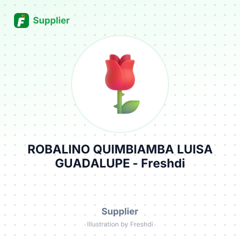 ROBALINO QUIMBIAMBA LUISA GUADALUPE – summary card, no photo uploaded yet