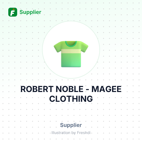 ROBERT NOBLE - MAGEE CLOTHING – summary card, no photo uploaded yet