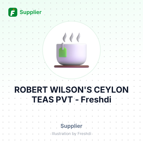 ROBERT WILSON'S CEYLON TEAS PVT – summary card, no photo uploaded yet