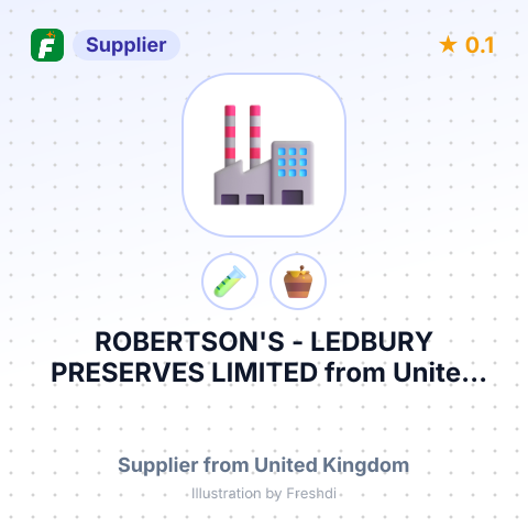 ROBERTSON'S - LEDBURY PRESERVES LIMITED – summary card, no photo uploaded yet