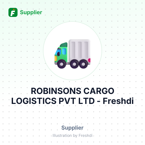 ROBINSONS CARGO LOGISTICS PVT LTD – summary card, no photo uploaded yet