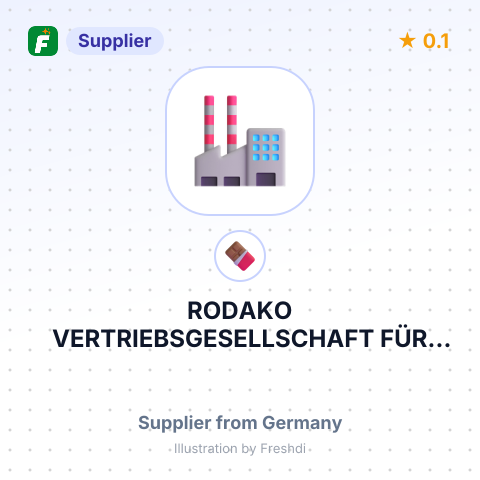 RODAKO VERTRIEBSGESELLSCHAFT FÜR SÜSSWAREN MBH & CO. KOMMANDITGESELLSCHAFT – summary card, no photo uploaded yet