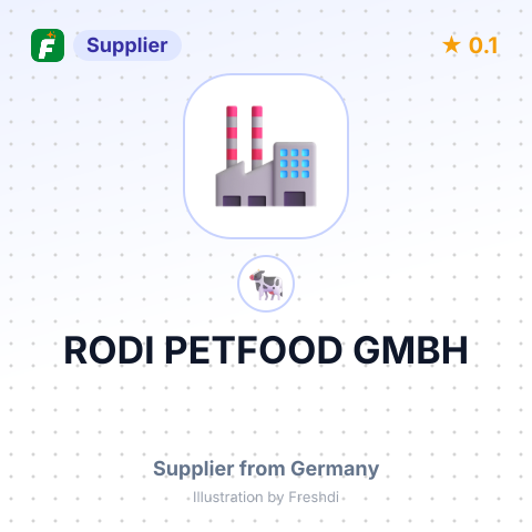 RODI PETFOOD GMBH – summary card, no photo uploaded yet