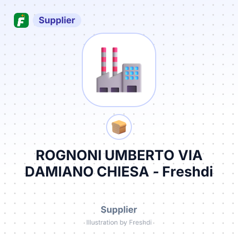 ROGNONI UMBERTO VIA DAMIANO CHIESA – summary card, no photo uploaded yet