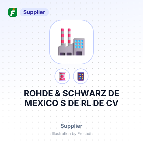 ROHDE & SCHWARZ DE MEXICO S DE RL DE CV – summary card, no photo uploaded yet