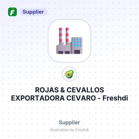 ROJAS & CEVALLOS EXPORTADORA CEVARO – summary card, no photo uploaded yet