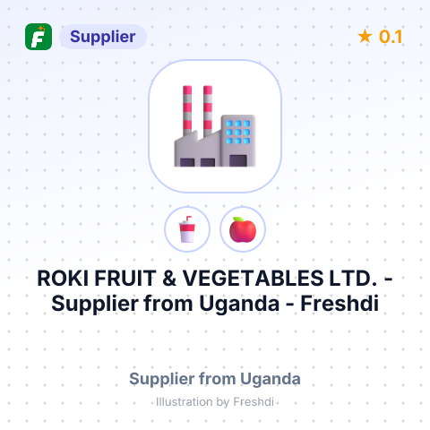 ROKI FRUIT & VEGETABLES LTD. – summary card, no photo uploaded yet